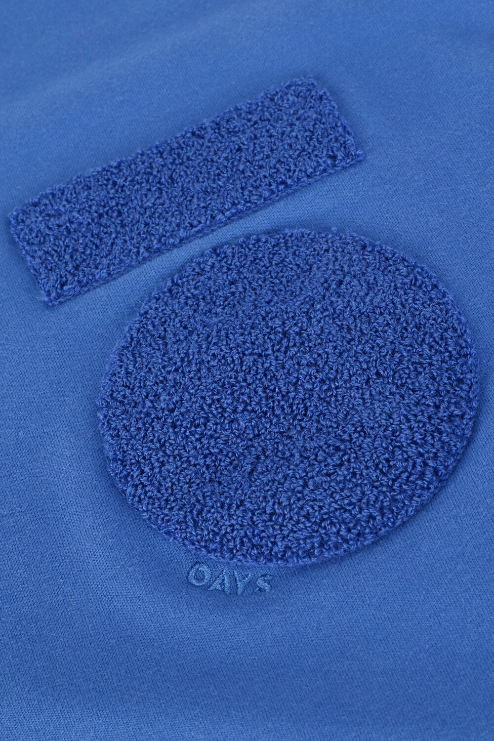 Blauwe 10DAYS Sweater SWEATER TERRY - large