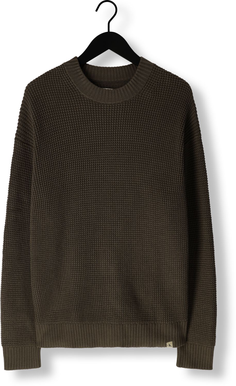CALVIN KLEIN Heren Truien & Vesten Chunky Texture Sweater Bruin