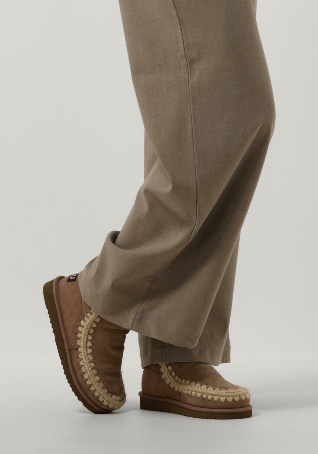 Taupe MOU Vachtlaarzen ESKIMO 18 GLITTER LOGO - large