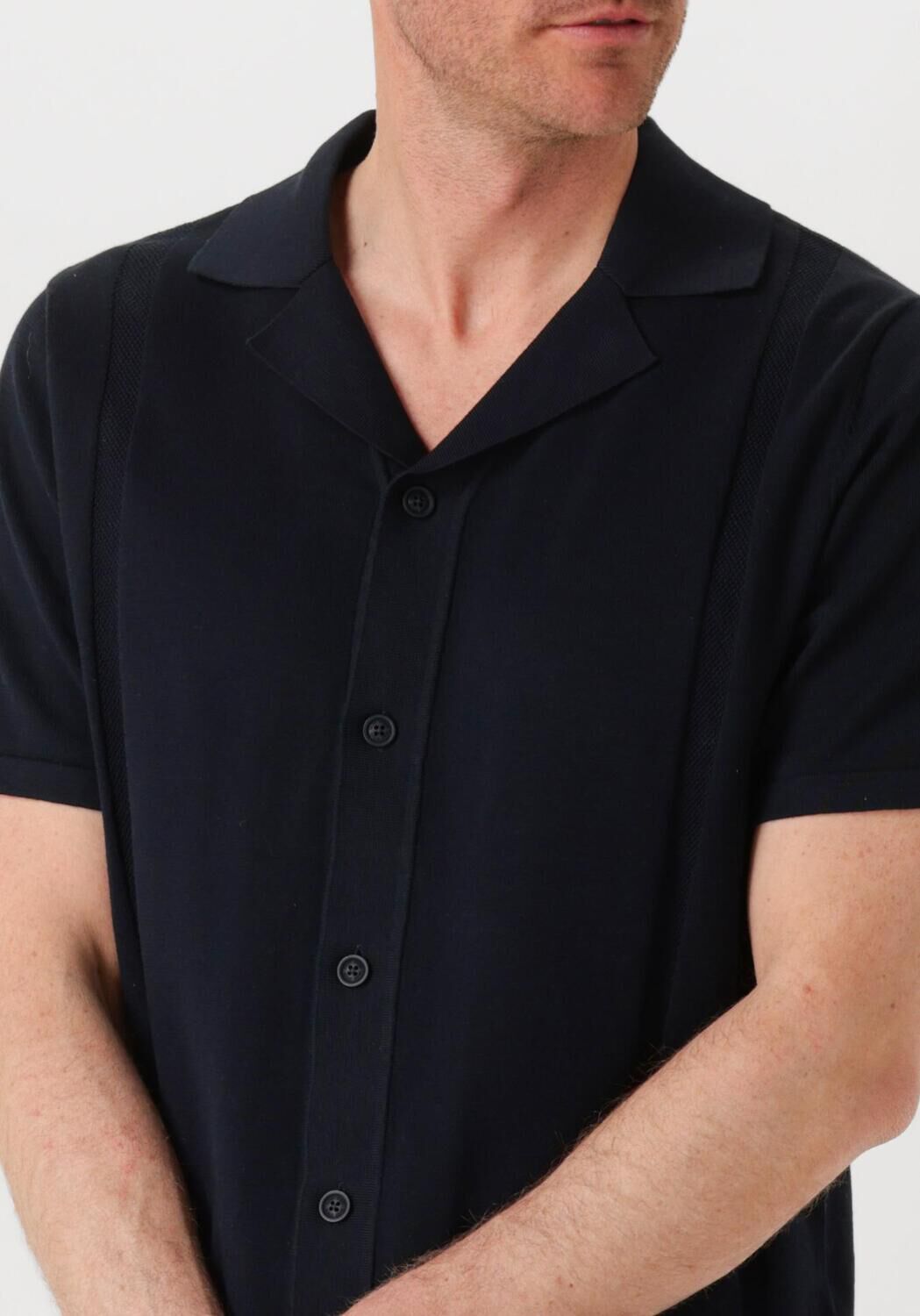 SAINT STEVE Heren Polo's & T-shirts Stefan Donkerblauw
