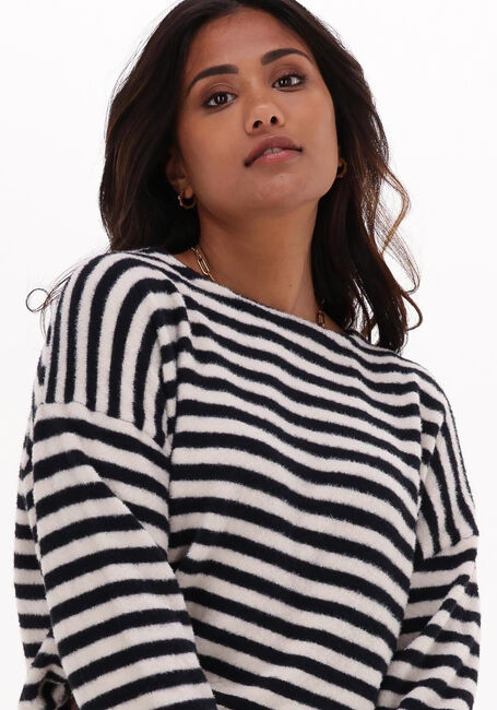 Zwarte CATWALK JUNKIE Trui KN SOFT STRIPE - large