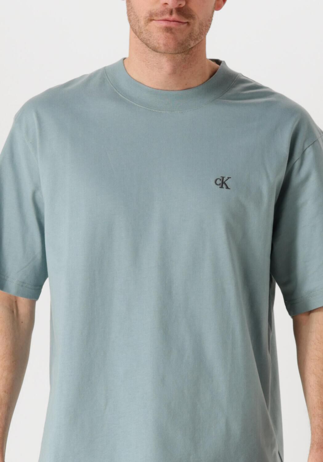CALVIN KLEIN Heren Polo's & T-shirts Heavy Relaxed Tee Grijs