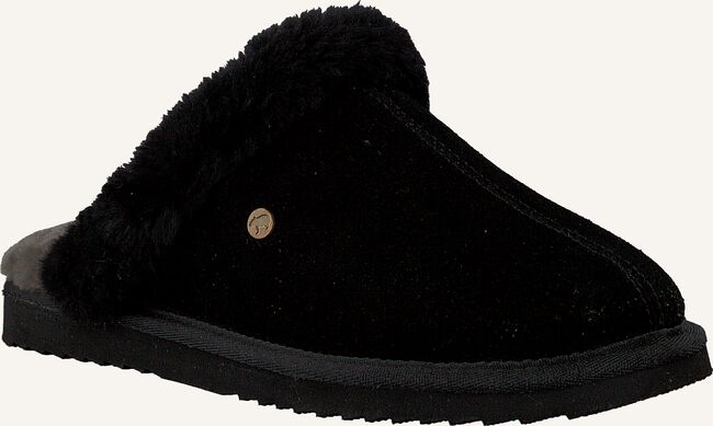 Zwarte WARMBAT Pantoffels BURLEY Zwarte WARMBAT Pantoffels BURLEY - large