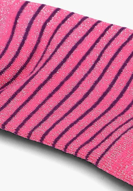 Roze BECKSONDERGAARD Sokken STRIPE GLITTER SNEAKIE SOCK - large