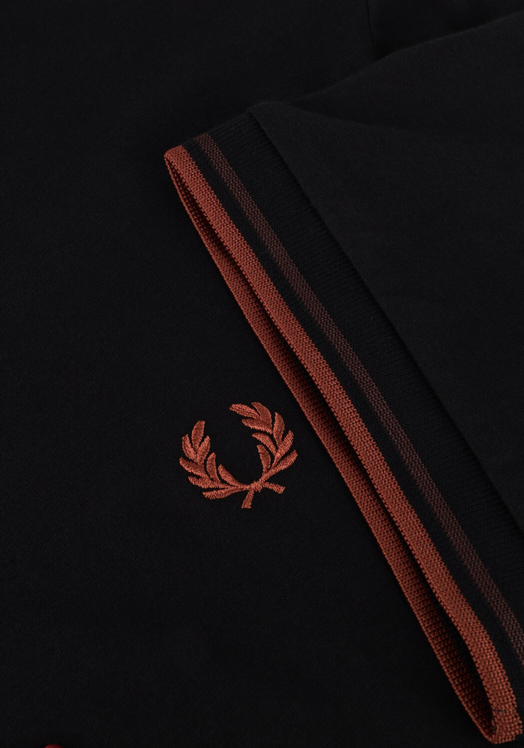 Zwarte FRED PERRY T-shirt TWIN TIPPED T-SHIRT - large