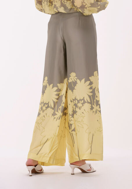 Gele OTTOD'AME Wijde broek PANTALONE - large