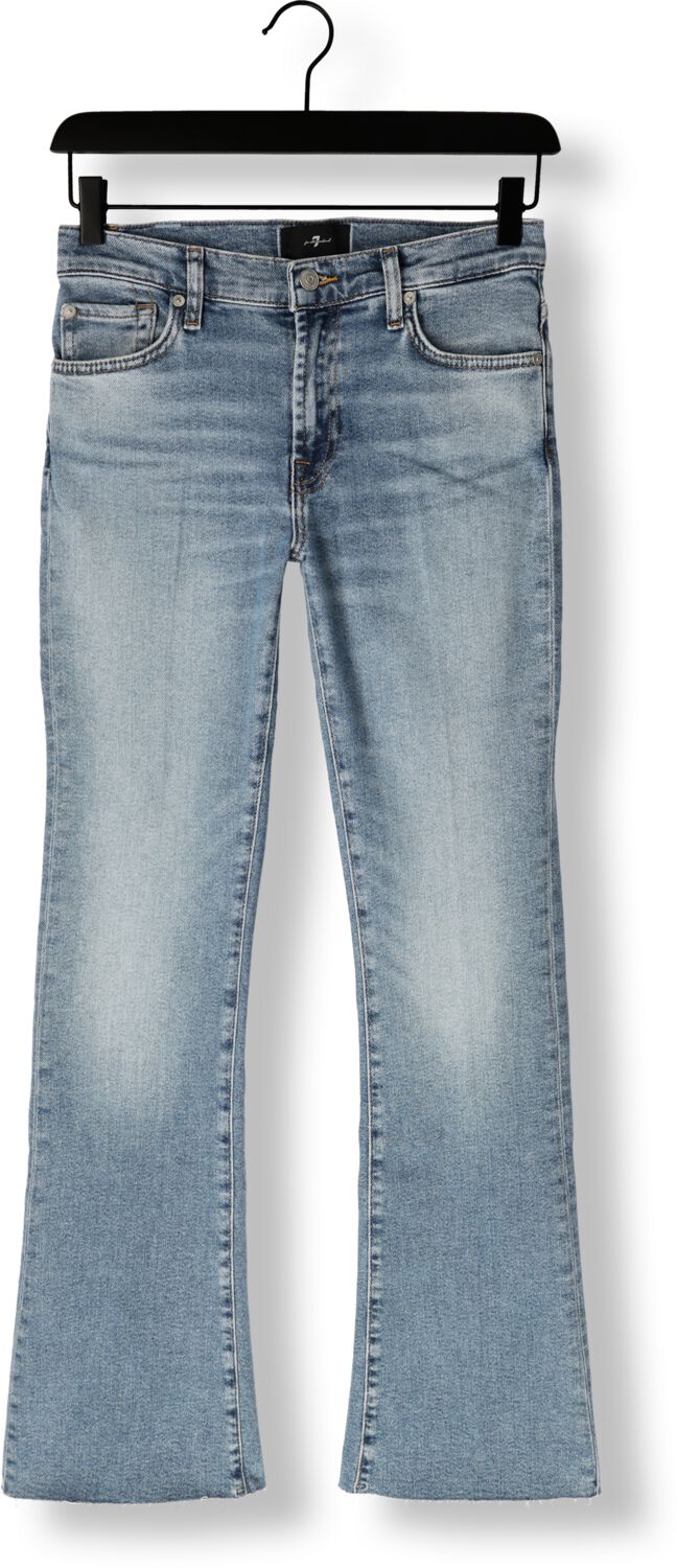 7 FOR ALL MANKIND Dames Jeans Bootcut Tailorless Fancy With Raw Cut Blauw