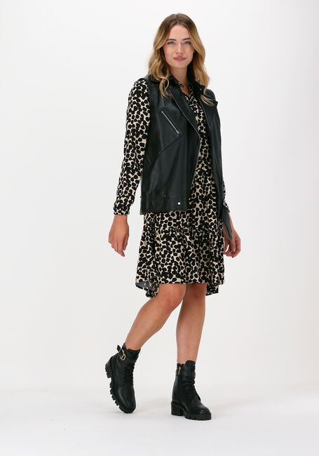 Zwarte MSCH COPENHAGEN Mini jurk BAHIRA JALINA SHORT DRESS AOP - large