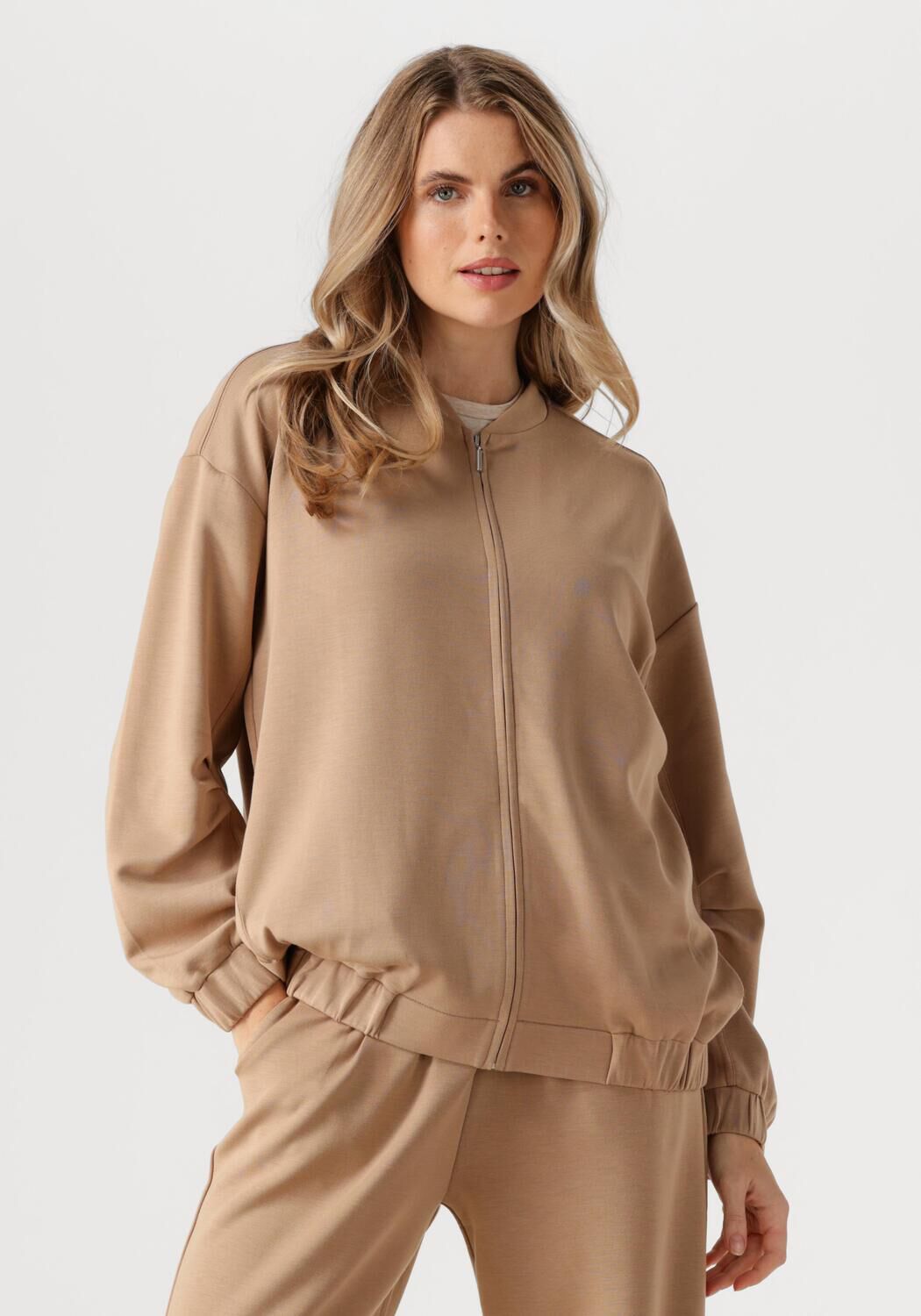 InWear Oversized Bomber Sweatshirt Tannin Beige Dames