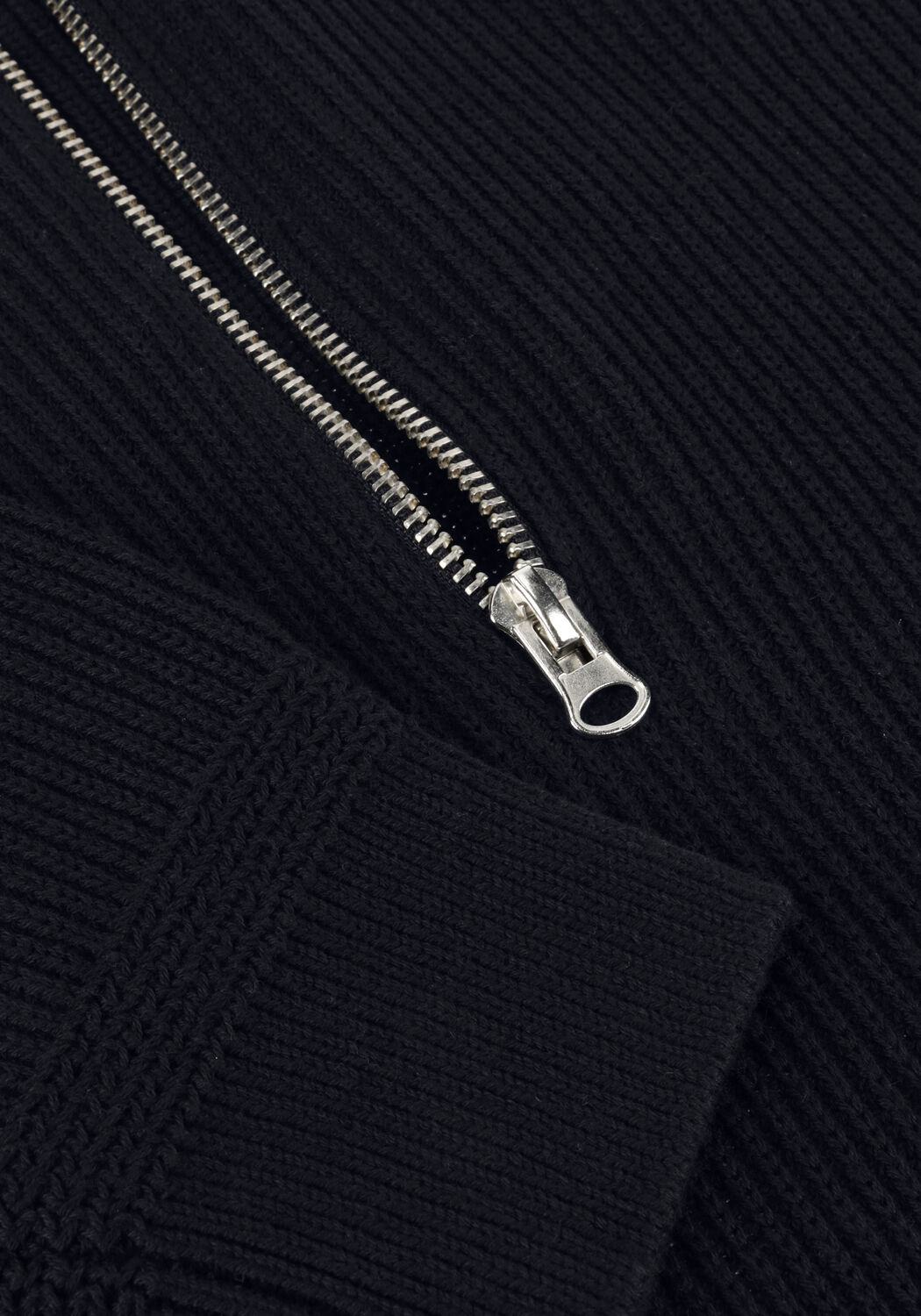 Donkerblauwe BUTCHER OF BLUE Trui GALWAY HALF ZIP - large