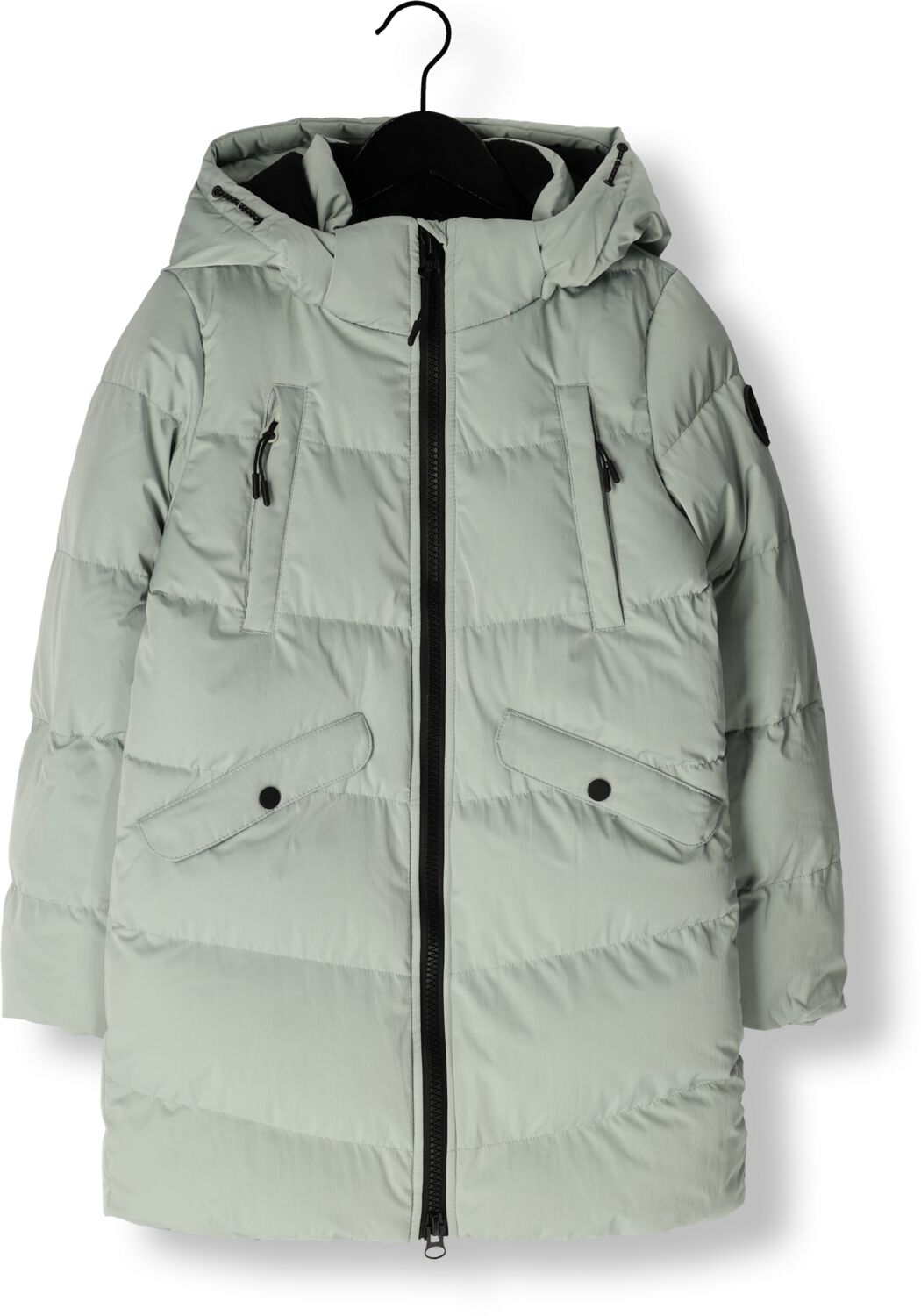 Cars gewatteerde winterjas YLIE mintgroen Meisjes Polyester Capuchon Effen 176