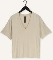 Zand 10DAYS T-shirt V-NECK TEE LINEN Zand 10DAYS T-shirt V-NECK TEE LINEN - medium
