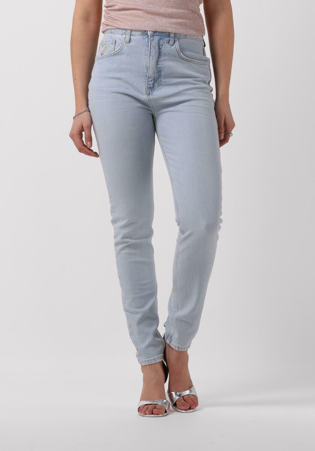 Josh V Blauwe Mom Jeans Loes Blue Dames