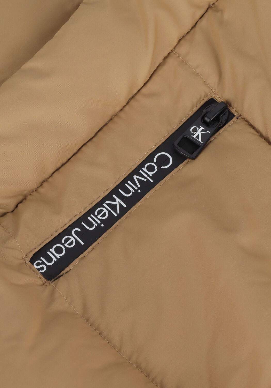 Beige CALVIN KLEIN Gewatteerde jas ESSENTIAL PUFFER JACKET - large