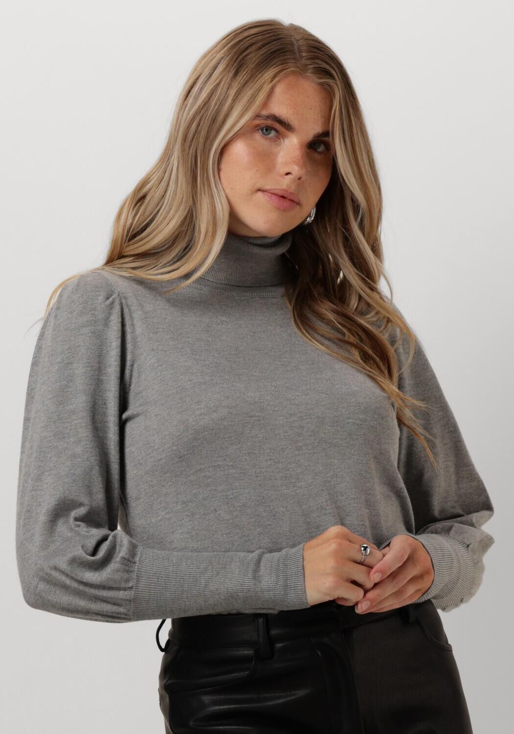 NOTRE-V Dames Truien & Vesten Basic Knit Blouse Grijs