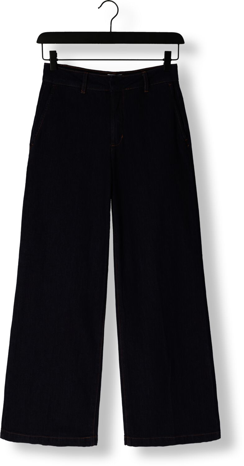 MY ESSENTIAL WARDROBE Dames Broeken Laramw 115 Wide Pant Donkerblauw