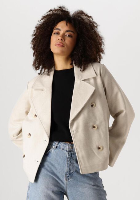 Creme OBJECT Jack OBJKEILY SHORT JACKET - large