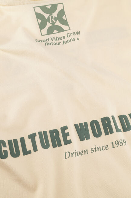 Creme RETOUR T-shirt NATHAN - large