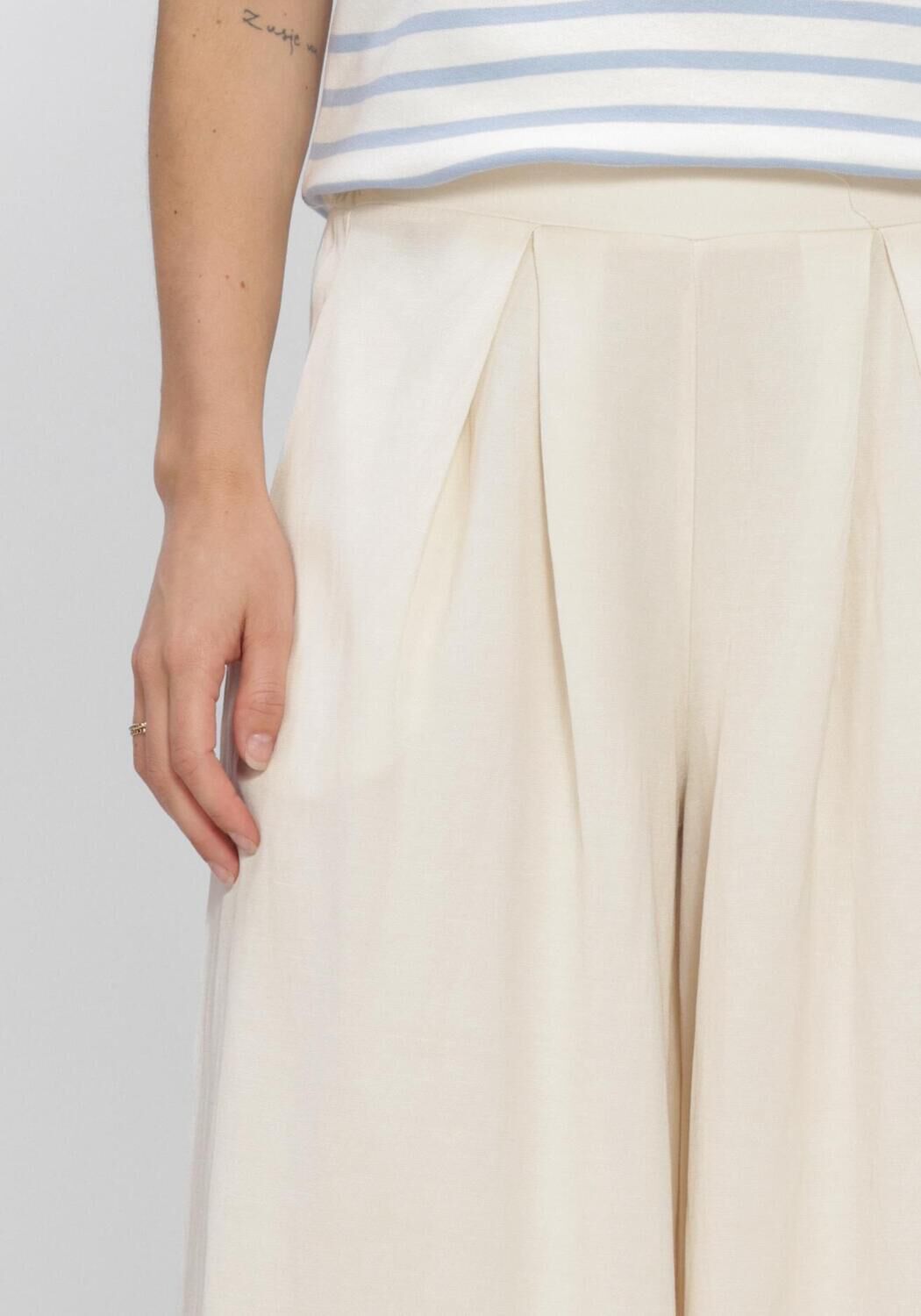 Witte SIMPLE Lange broeken TROUSER - large