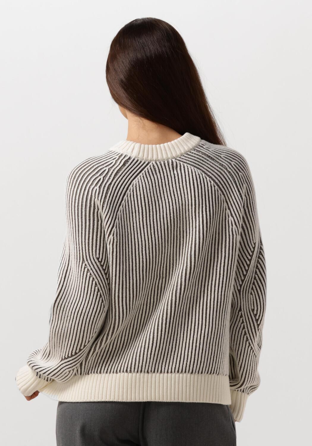 ENVII Dames Truien & Vesten Encaroline Ls Knit 5190 Gebroken Wit