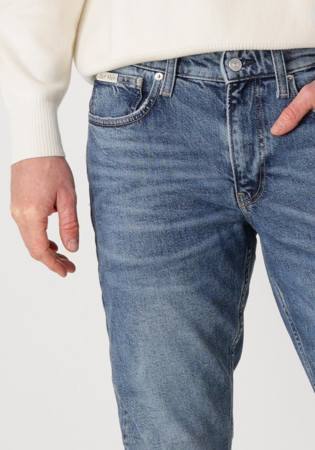 CALVIN KLEIN Heren Jeans Slim Taper Blauw