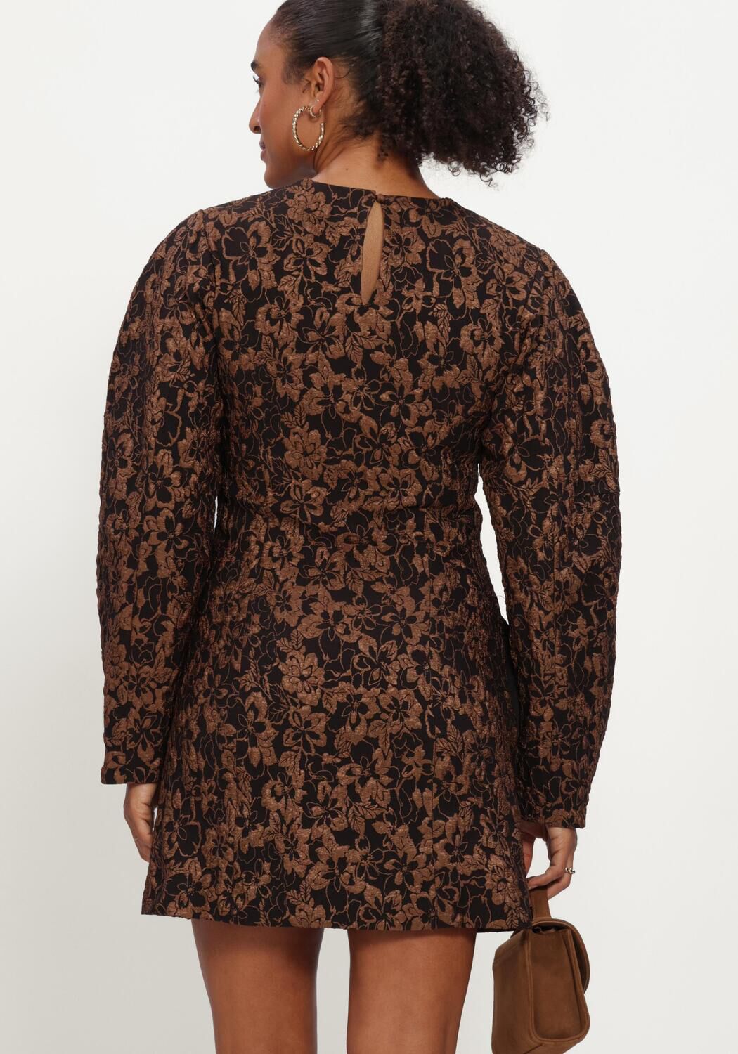 Zwarte NOTRE-V Mini jurk NV-IZABEL - large