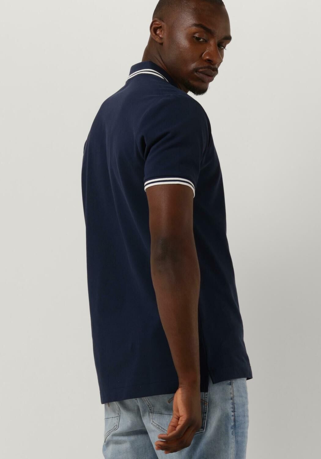 G-Star Raw Heren Polo's & T-shirts Dunda Slim Stripe Polo S/s - Blauw, foto 3
