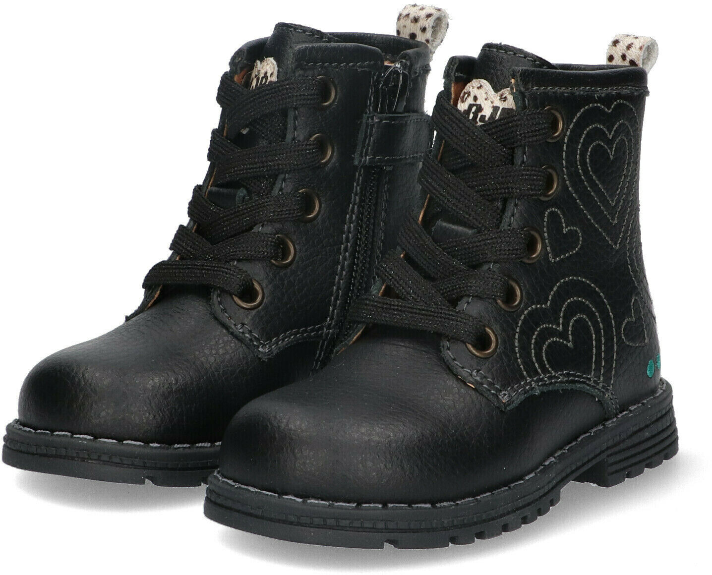 Zwarte BUNNIESJR Biker boots TESS TROTS - large