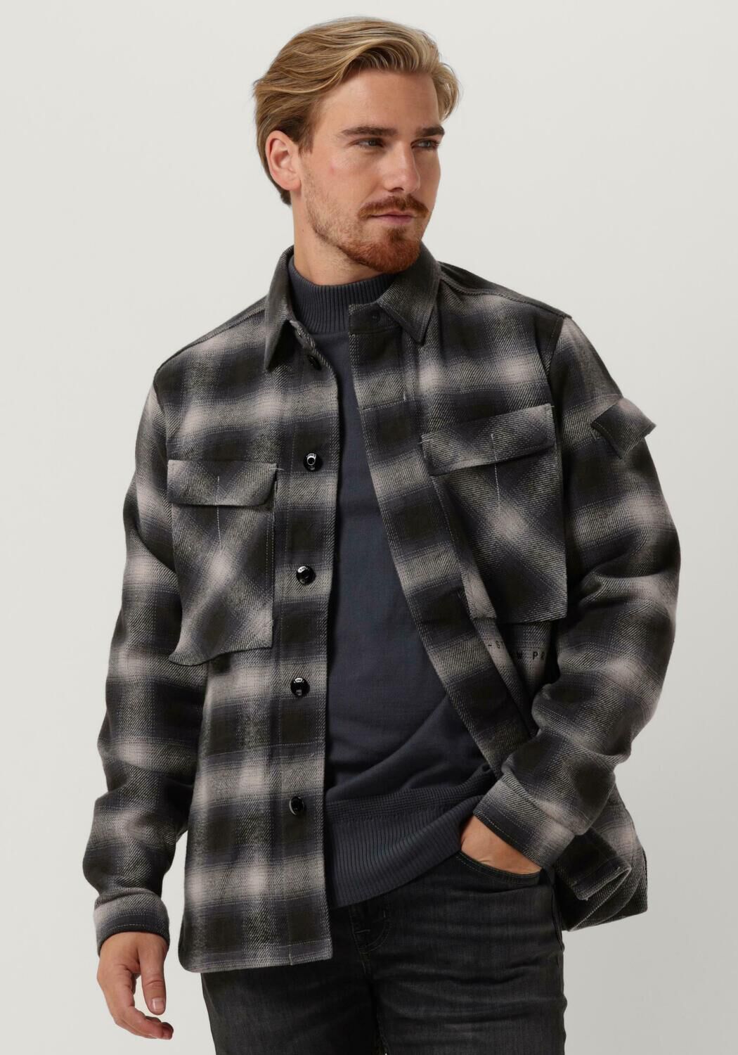 Beige G-STAR RAW Overshirt MYSTERIOUS OVERSHIRT | Omoda
