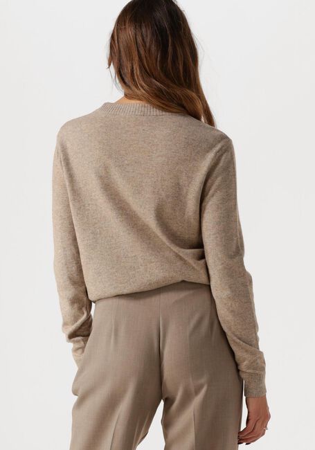 Beige VANILIA Trui PEEKHOLE WRAP SWEATER - large