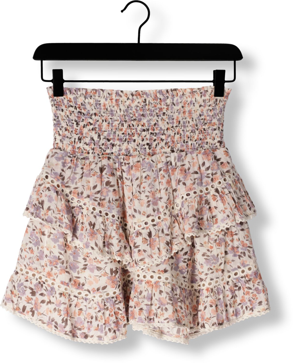NEO NOIR Dames Rokken Ricki Soft Flower Skirt Lichtroze