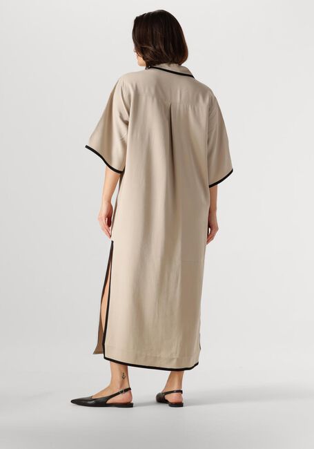Beige COPENHAGEN MUSE Midi jurk SI SHIRT DRESS - large