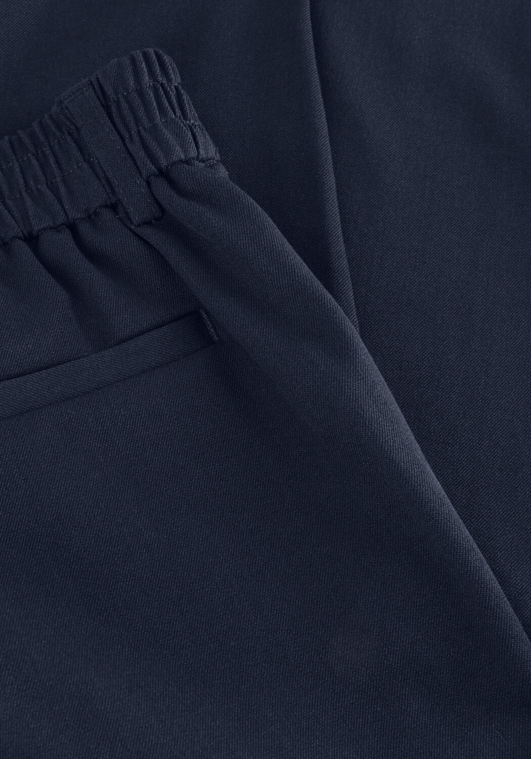 Donkerblauwe OBJECT Pantalon OBJLISA SLIM PANT - large