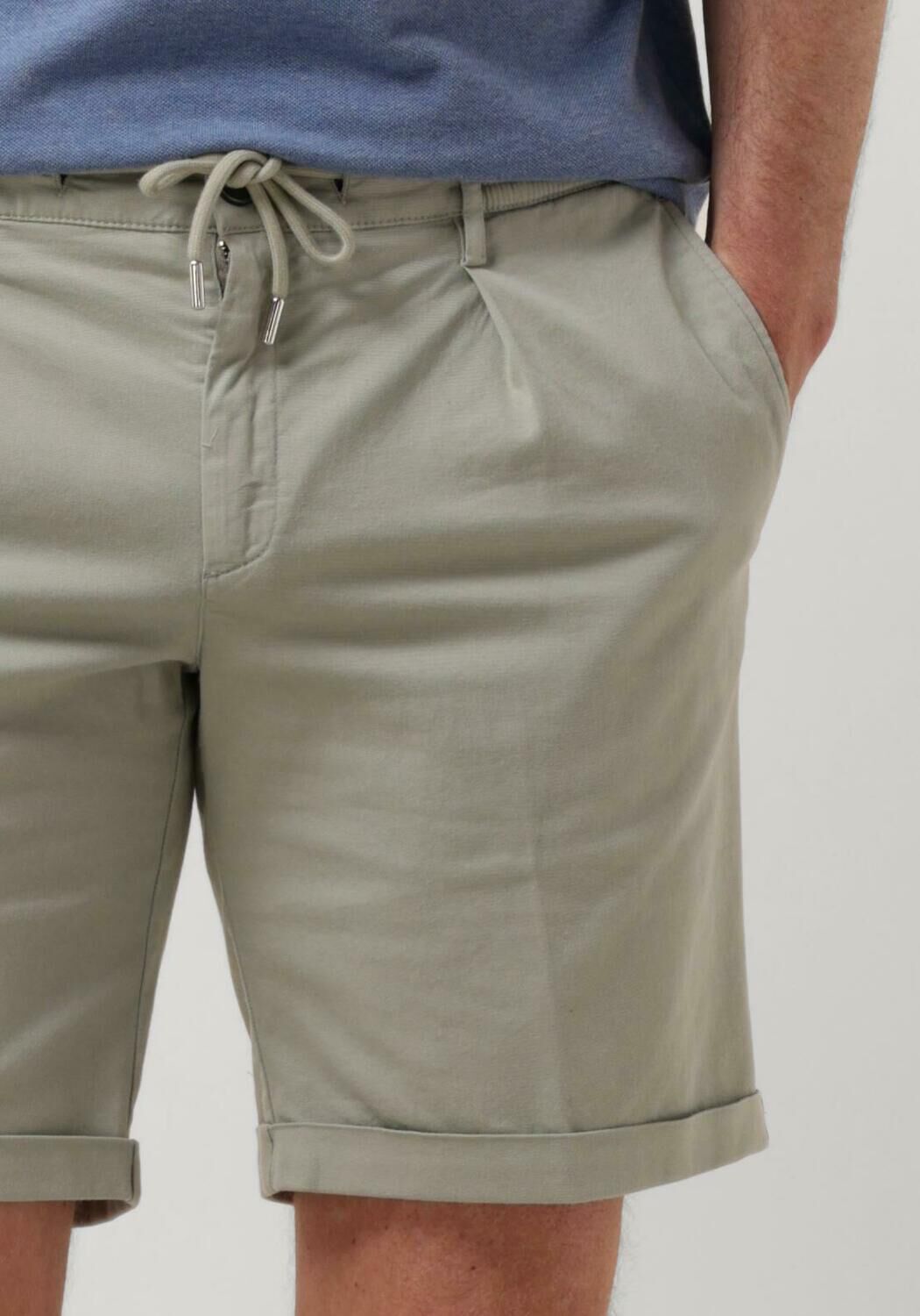PROFUOMO Heren Broeken Trousers 845 Short Mint