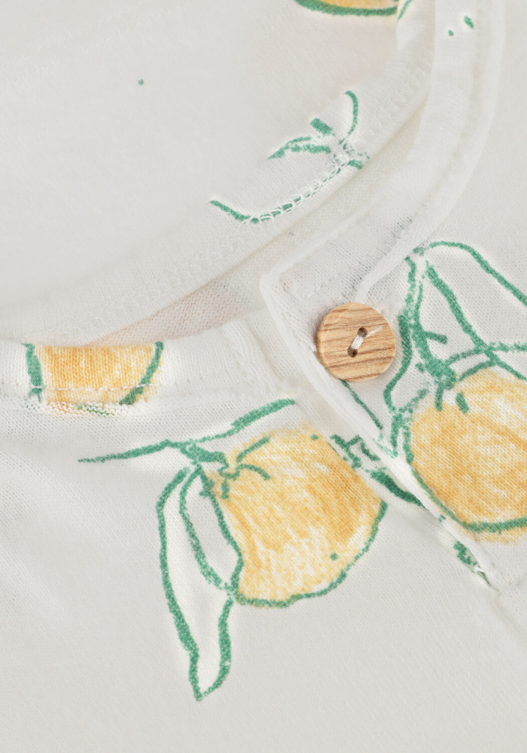 PLAY UP Baby Tops & T-shirts Printed Jersey T-shirt Ecru