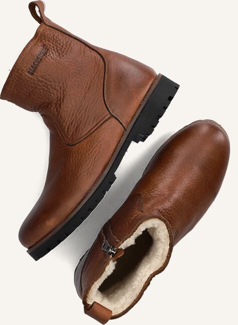 Bruine BLACKSTONE Enkelboots OM63 Bruine BLACKSTONE Enkelboots OM63 - large