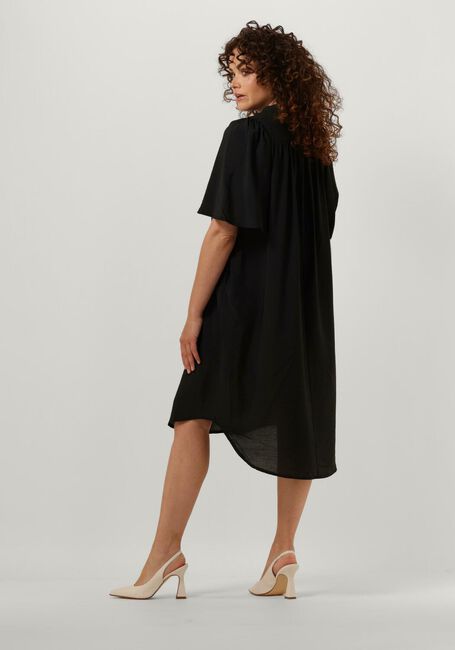 Zwarte CO'COUTURE Midi jurk CULLUM VOLUME SS DRESS - large