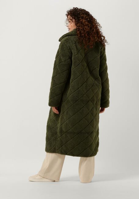 Groene ANOTHER LABEL Teddy jas DANAE COAT - large