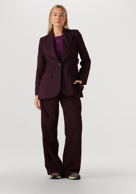 Bordeaux CO'COUTURE Wijde broek ALMIRA PLEAT LONG PANT - large