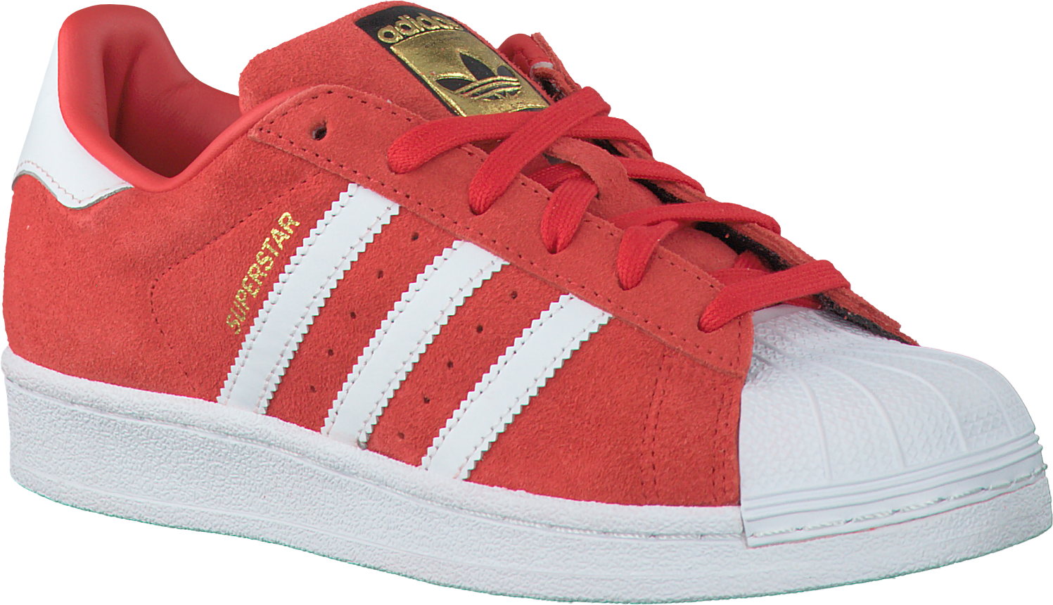 rode adidas sneakers dames