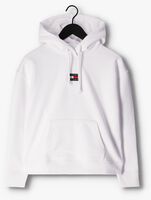 Witte TOMMY JEANS Sweater TJW TOMMY CENTER BADGE HOODIE