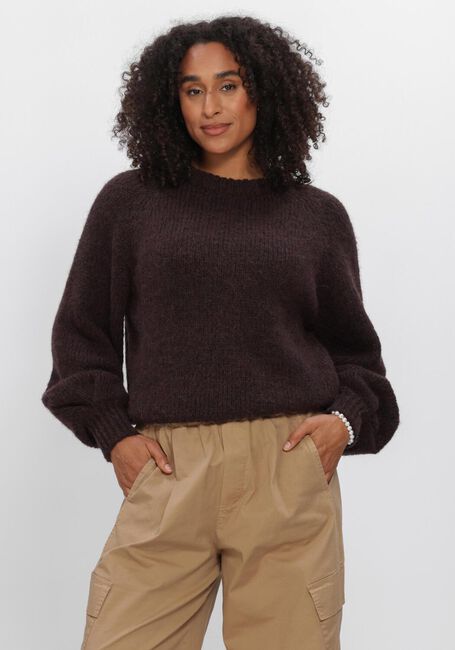 Bruine BY-BAR Trui LUCIA PULLOVER - large