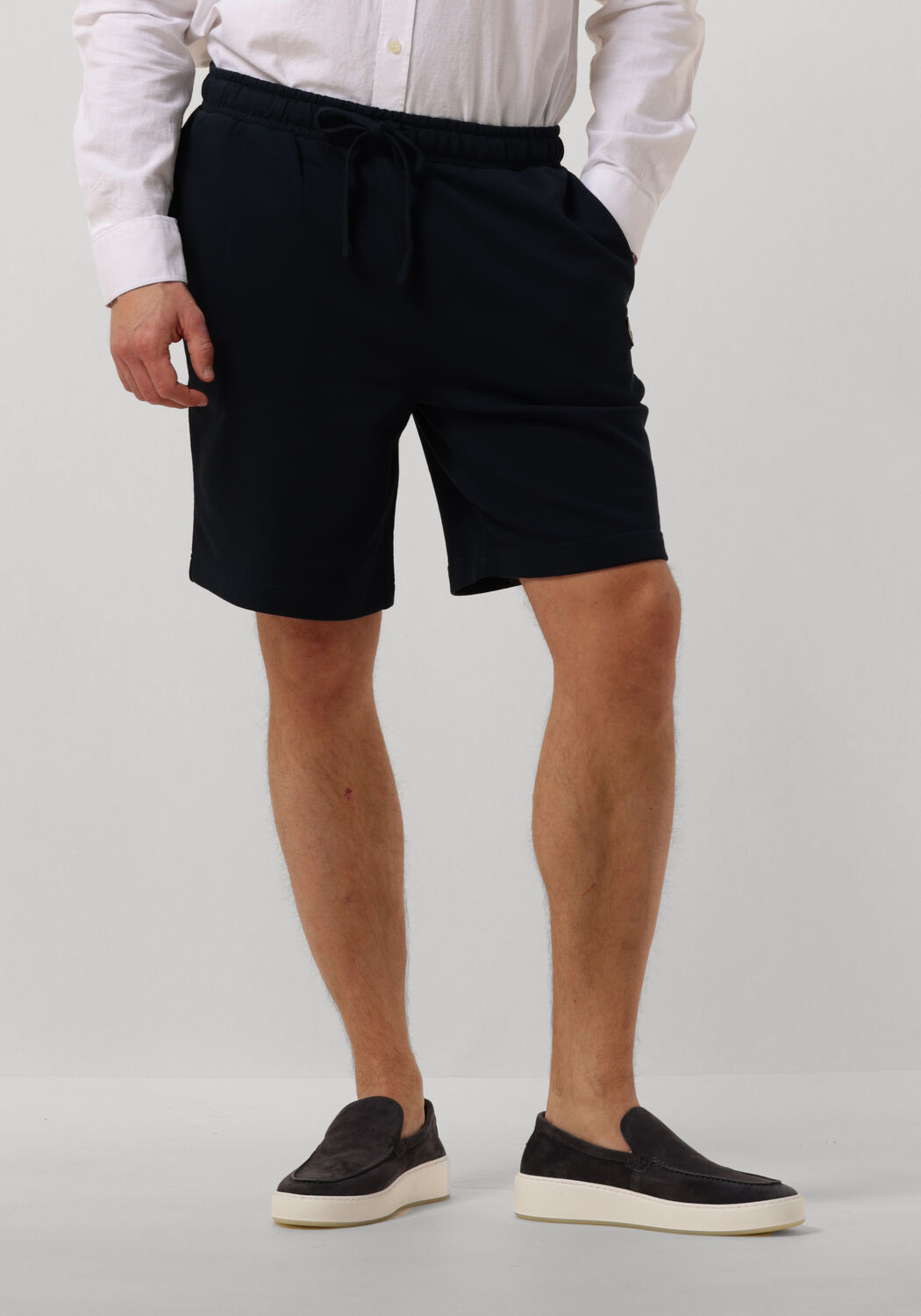 LYLE & SCOTT Heren Broeken Sweat Shorts Donkerblauw