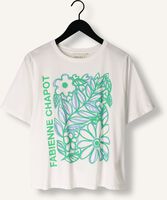 Ecru FABIENNE CHAPOT T-shirt FAY BLOOM GREEN T-SHIRT Ecru FABIENNE CHAPOT T-shirt FAY BLOOM GREEN T-SHIRT - medium