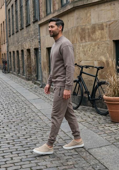 Taupe GENTI Joggingbroek PANTS LS - large