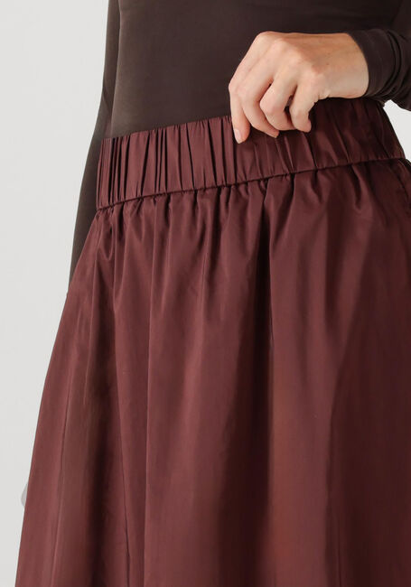 Bordeaux NEO NOIR Midirok YARA POPLIN SKIRT - large