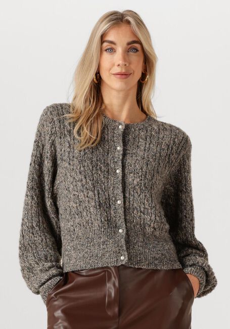 Grijze MODSTRÖM Vest PAMMIEMD CARDIGAN - large