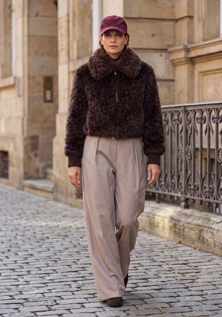 Beige CIRCLE OF TRUST Wijde broek MARLON PANTS - large