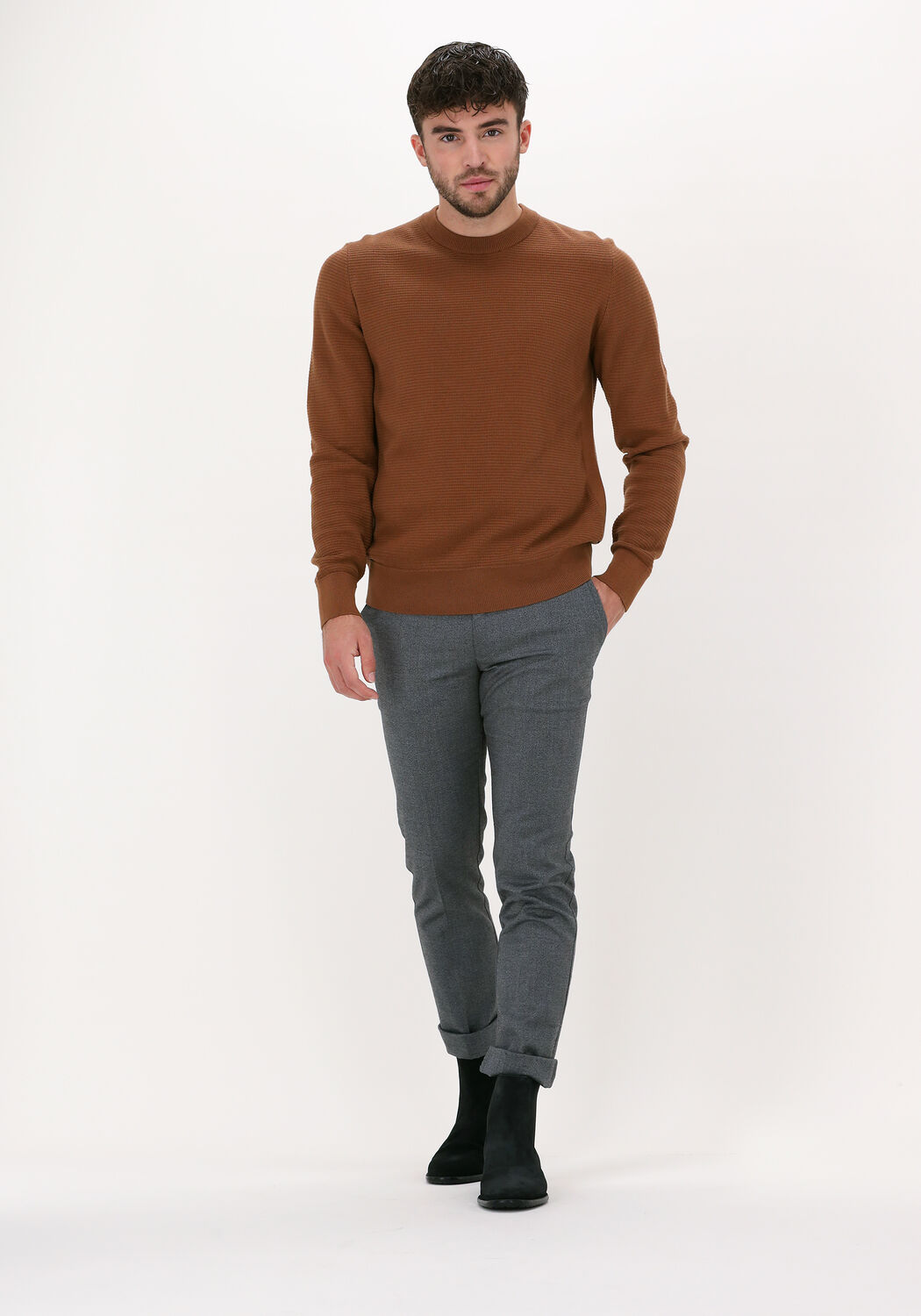 Trui bruin heren store