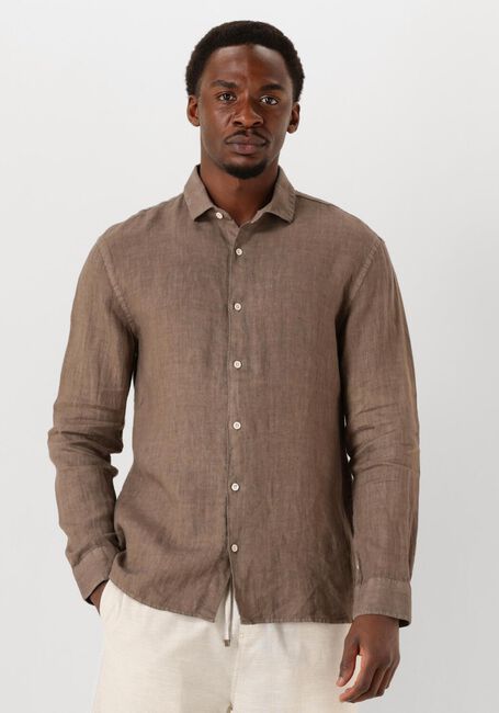 Bruine THE GOODPEOPLE Casual overhemd SOHO - large